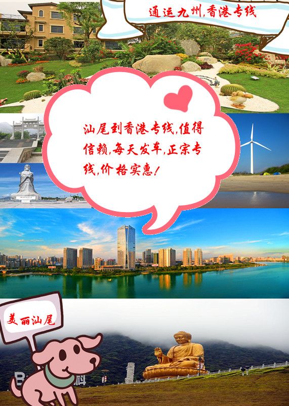 汕尾到香港專線，2天到達，汕尾到香港物流公司，今天發，明天到香港，